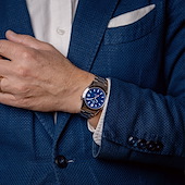 Sjöö Sandström ROYAL STEEL WORLDTIMER 36