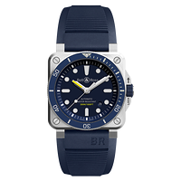 Bell & Ross BR0392-D-BU-ST/SRB