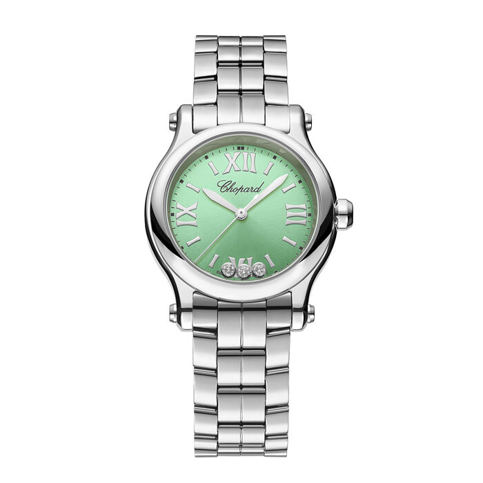 【K.RAMONE】 278590-3013 Chopard Happy Sport Round Quartz 30mm Ladies Watch